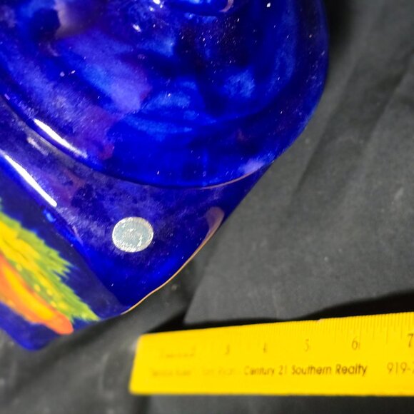 Vintage Mexican Ceramic Fruit-Themed Kitchen Canister Set With Lids - Picture 8 of 11